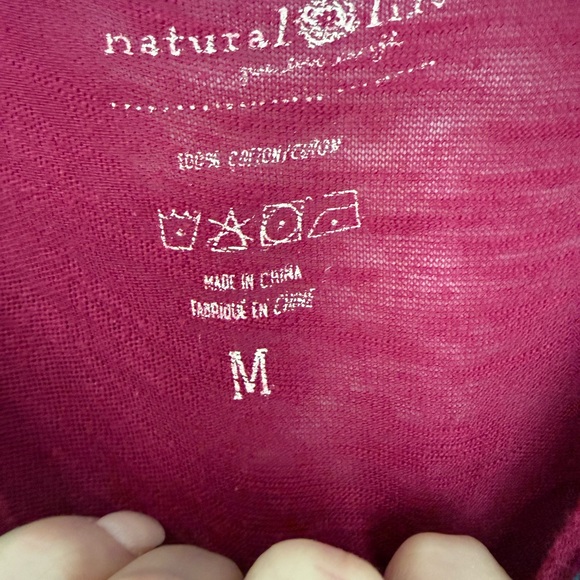 NATURAL LIFE! TWO (Magenta and Teal) Long Sleeve Tees - Picture 5 of 11